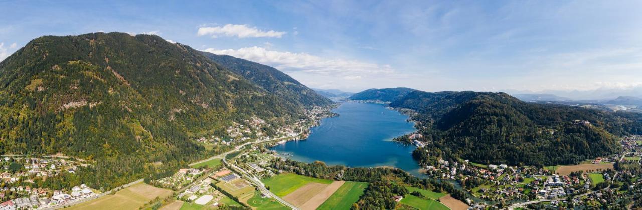 Top 5 Alpe Maritima - Traumhafte Ferienwohnung Mit Seeblick Und Bergkulisse Am Ossiacher See Annenheim Bagian luar foto